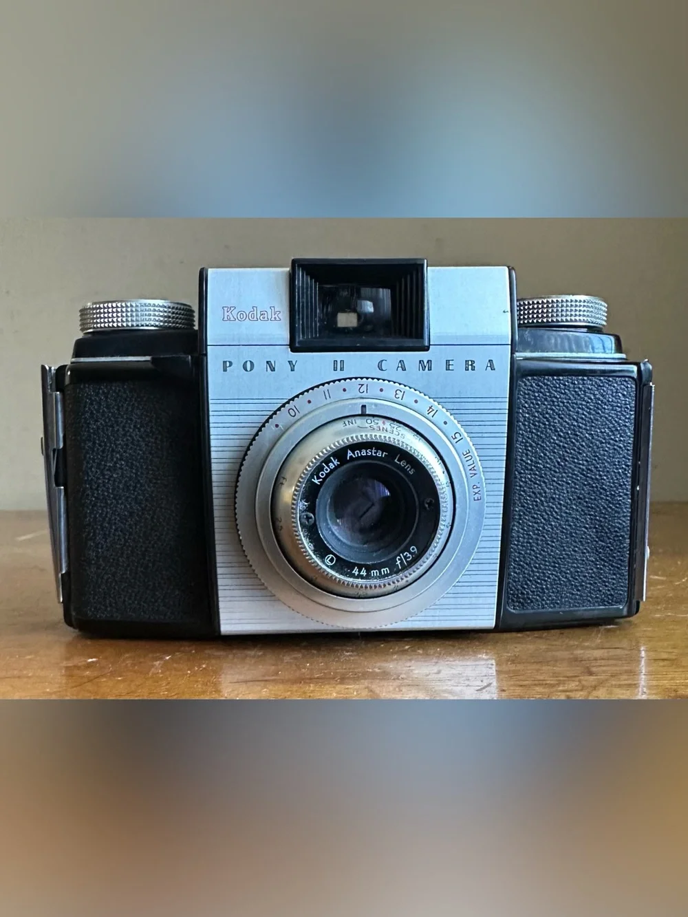 Vintage Kodak Pony II 35mm Film Compact Viewfinder Camera w/ 44mm Anastar Lens